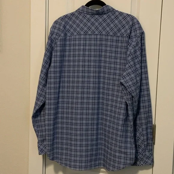 California Shirt Co. Men's Navy Plaid Shirt - Picture 2 of 4